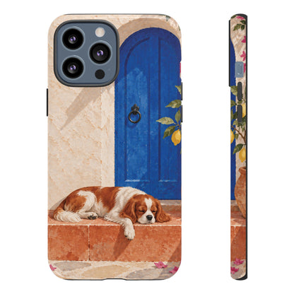 Cavalier King Charles Spaniel Blue Door Siesta Phone Case - Multicolor Phone Case - iPhone 13 Pro Max / Glossy