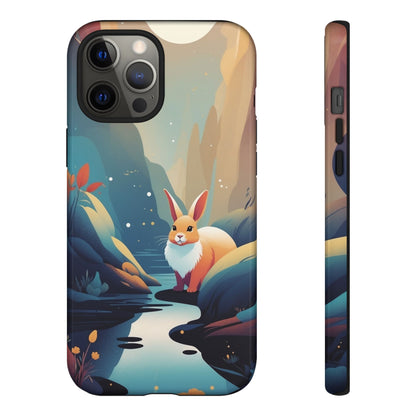 Stylised Rabbit Design Phone Case - Multicolor Phone Case - iPhone 12 Pro Max / Glossy