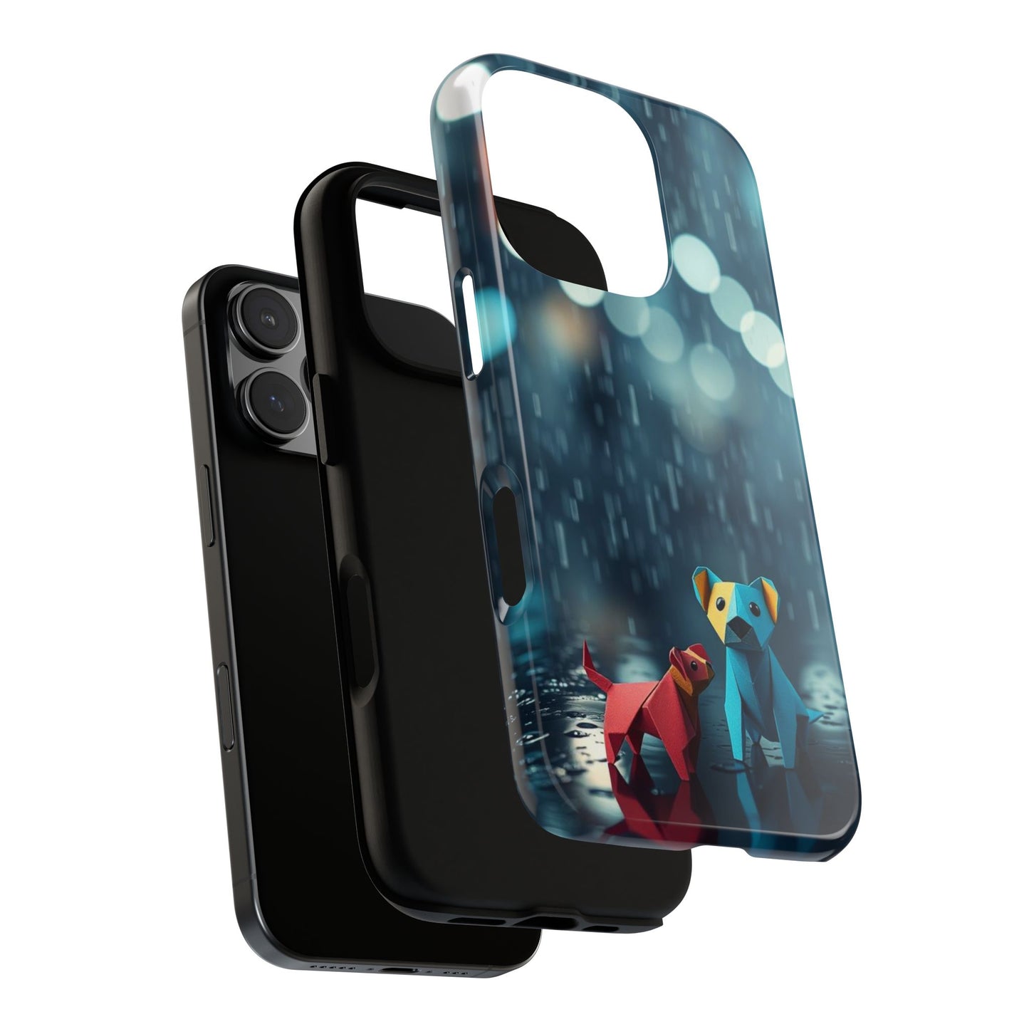 Origami 'Wee Pals' Design Phone Case