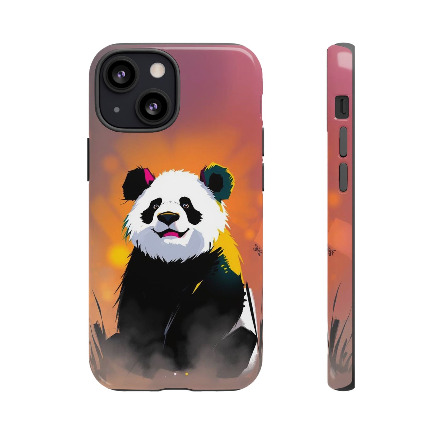 Pop Art Panda Design Phone Case