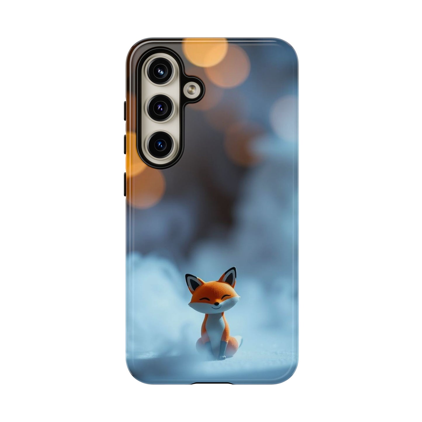 Samsung Galaxy S24 / Glossy Phone Case - Cute Misty Fox Design Phone Case