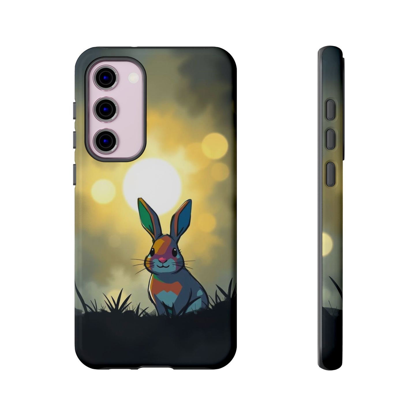 Samsung Galaxy S23 Plus / Glossy Phone Case - Gothic Rabbit Moody Design Phone Case