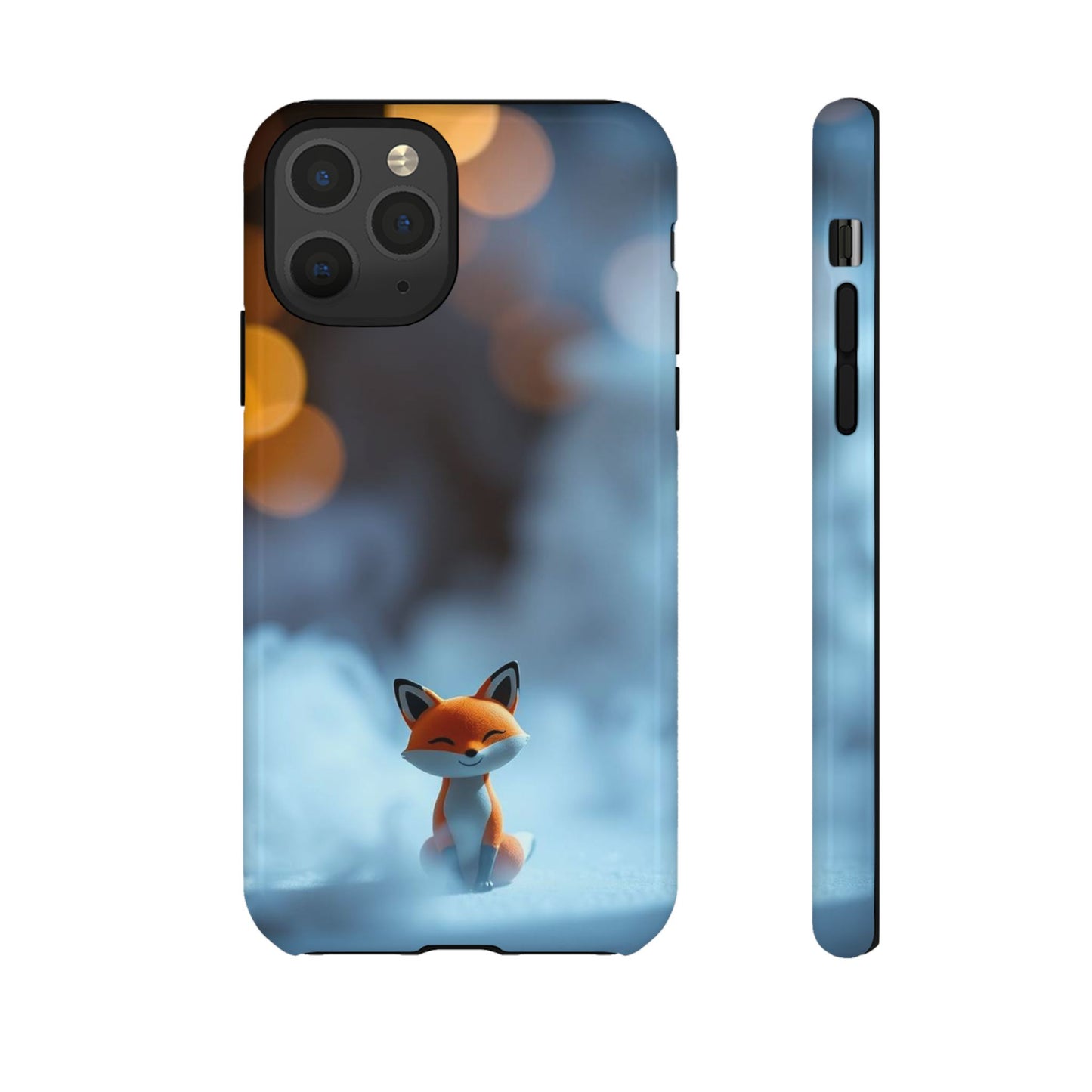 iPhone 11 Pro / Glossy Phone Case - Cute Misty Fox Design Phone Case