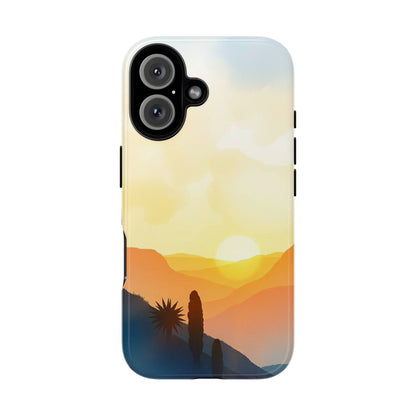 Watercolour Sunset Design Phone Case - Multicolor Phone Case - iPhone 16 / Glossy