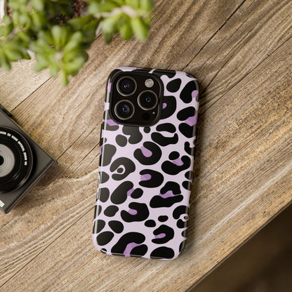 Pretty Lavender Leopard Print Phone Case