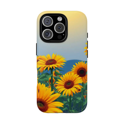 iPhone 16 Pro / Glossy Phone Case - Sunflowers Design Phone Case