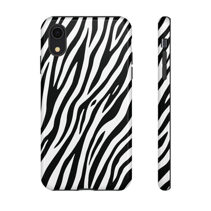 Monochrome Tiger Print Phone Case