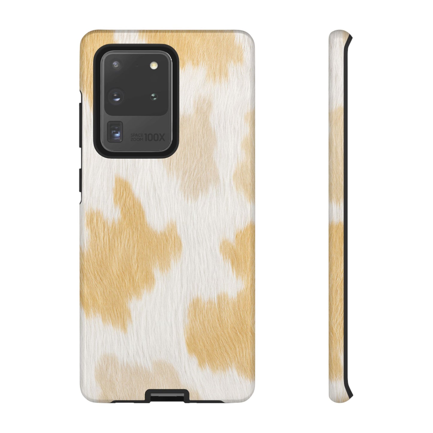 Golden Honey Cow Print Phone Case