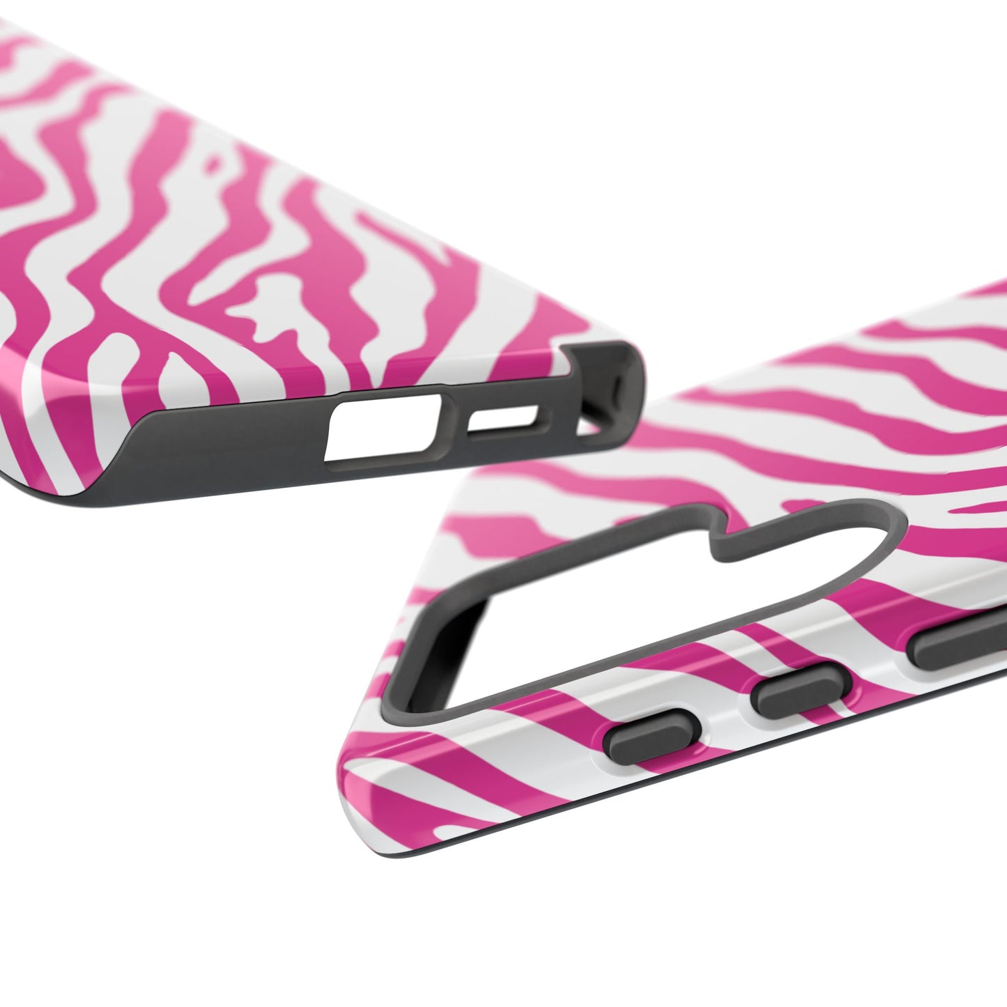 Stylish Hot Pink Zebra Print Phone Case