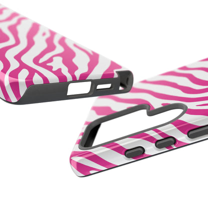 Stylish Hot Pink Zebra Print Phone Case