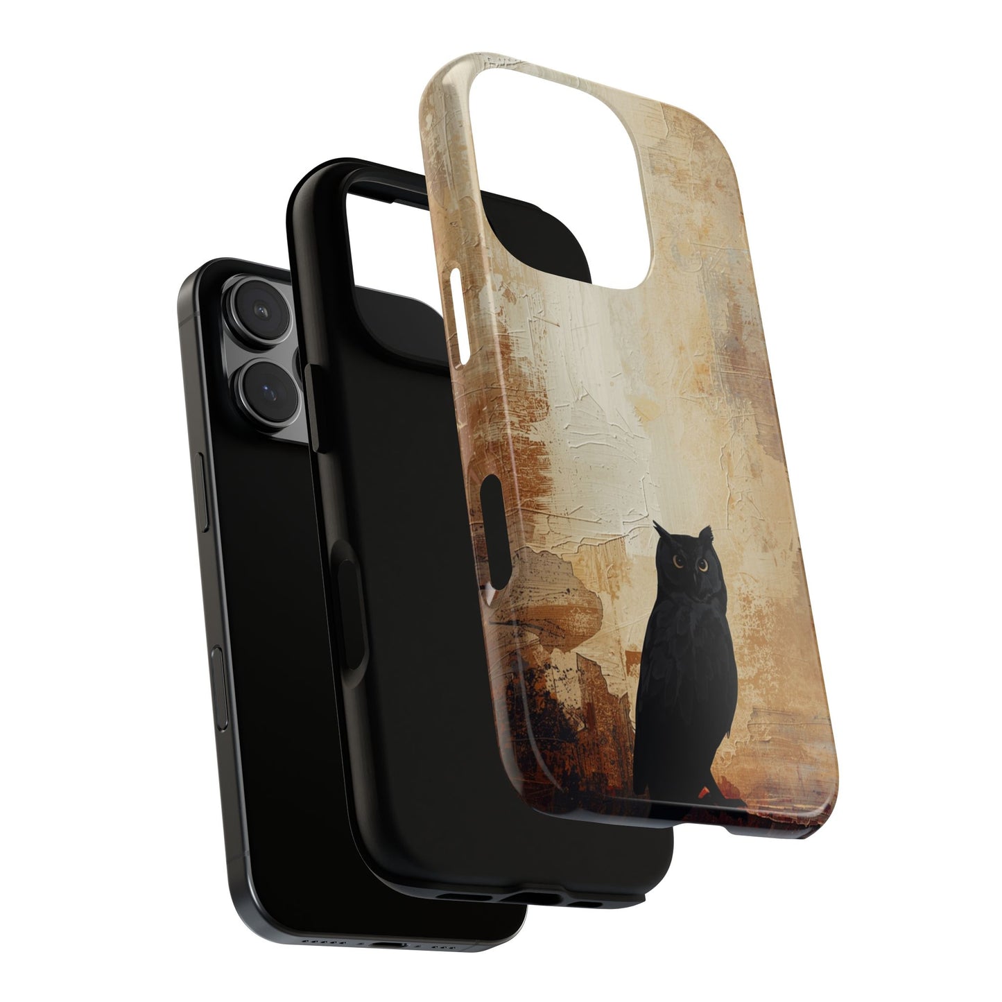 Beautiful Abstract Owl Design Phone Case