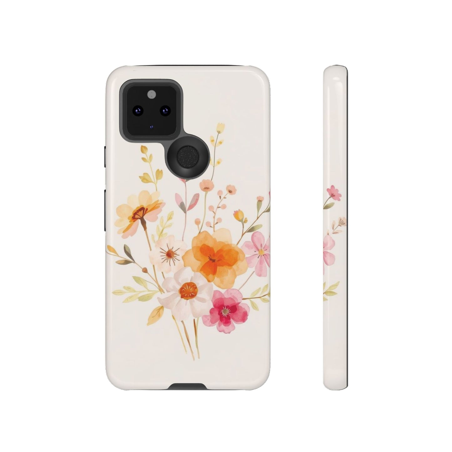 Boho Chic Watercolour Flower Pattern Phone Case