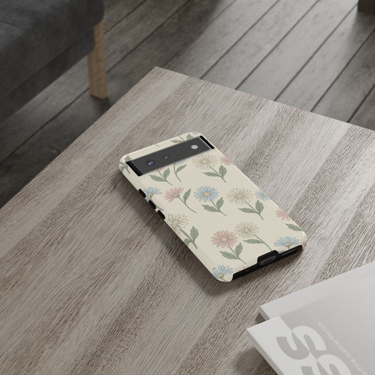 Pretty Pastel Daisy Pattern Phone Case