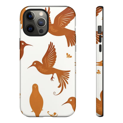 Abstract Bird Pattern Phone Case - Multicolor Phone Case - iPhone 12 Pro Max / Glossy