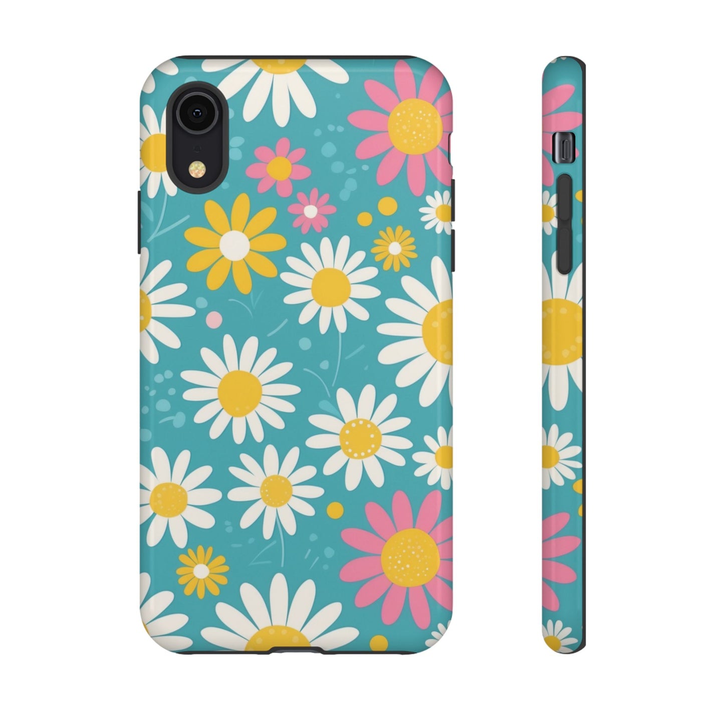iPhone XR / Glossy Phone Case - Daisies Floral Pattern 5 Phone Case