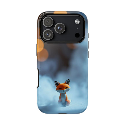 iPhone 17 Pro / Glossy Phone Case - Cute Misty Fox Design Phone Case