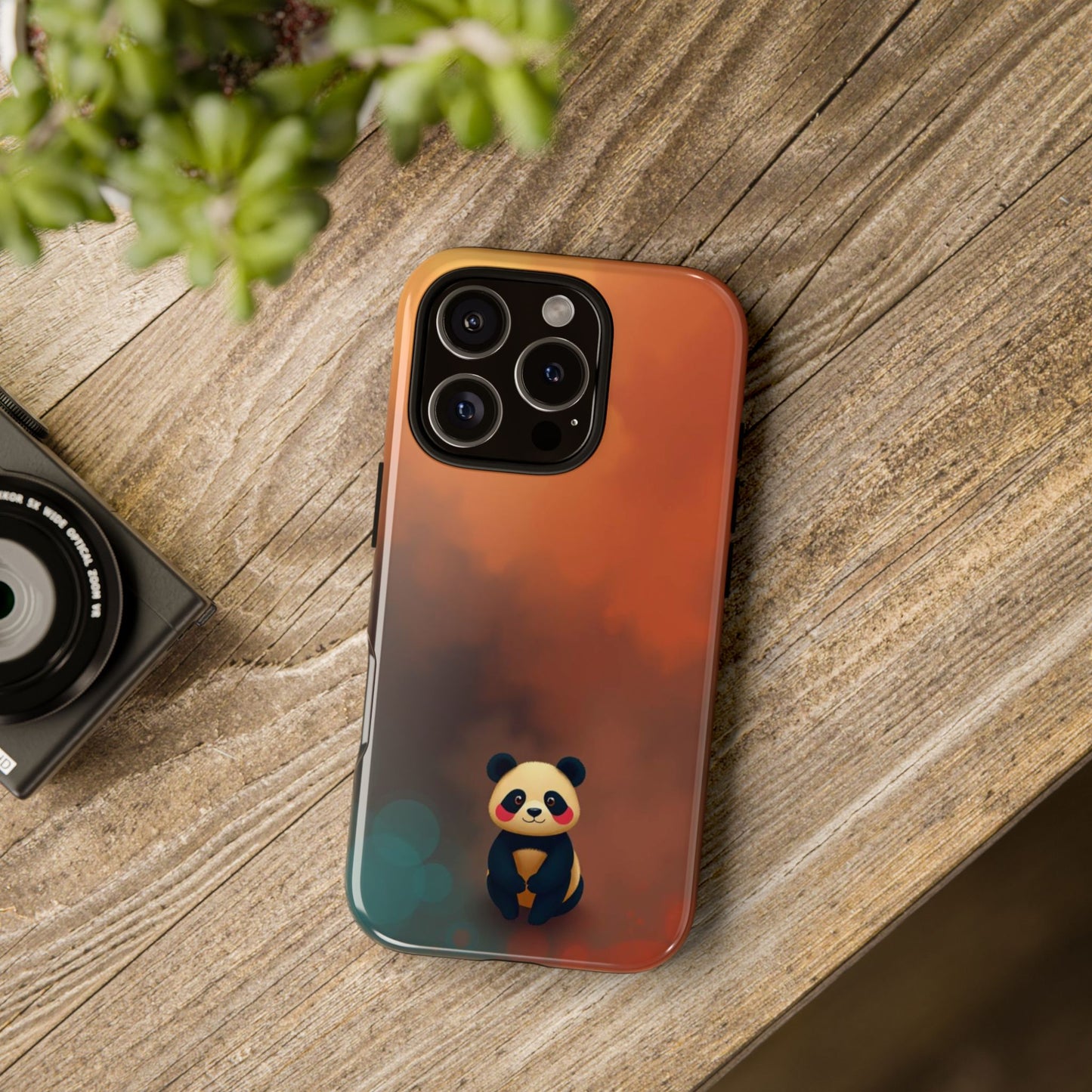 Cute Colourful Panda Design Phone Case