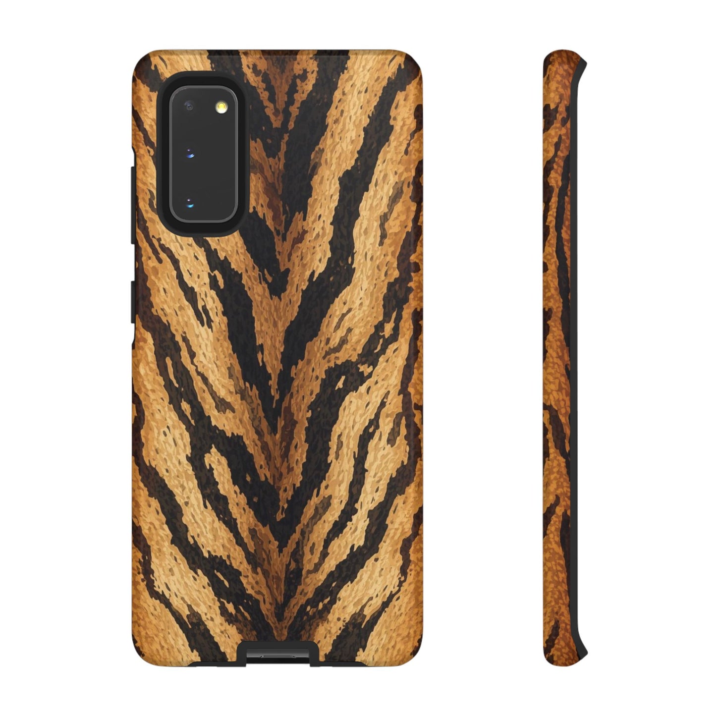 Amber Tiger Print Phone Case