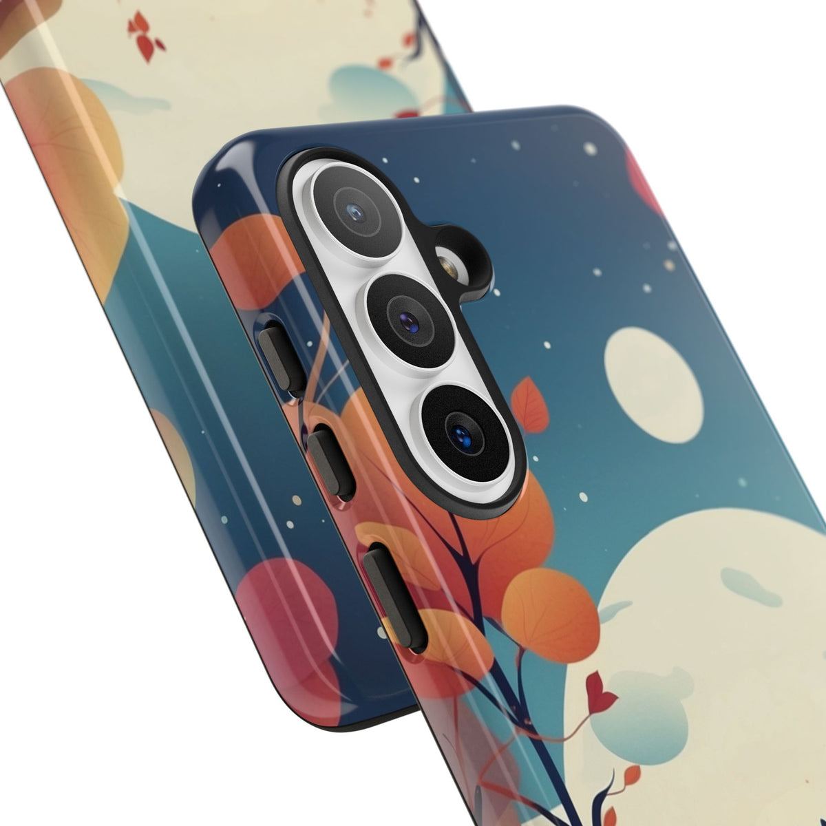 Stylised Blue Hare Design Phone Case - Multicolor Phone Case