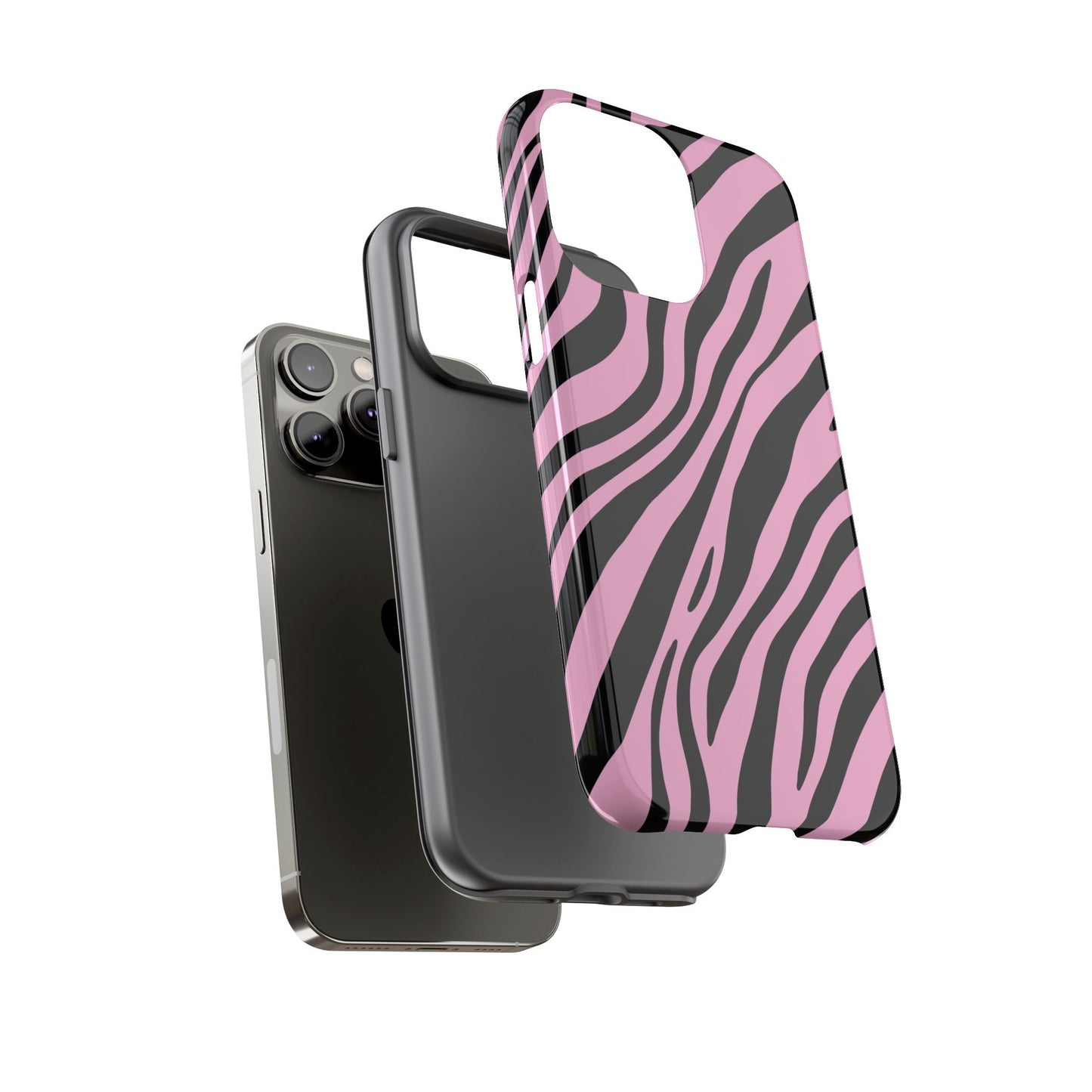 Modern Blush Zebra Print Phone Case