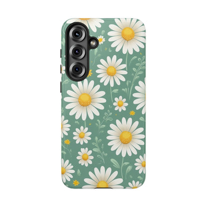 Samsung Galaxy S25 Plus / Glossy Phone Case - Daisies Floral Pattern 1 Phone Case