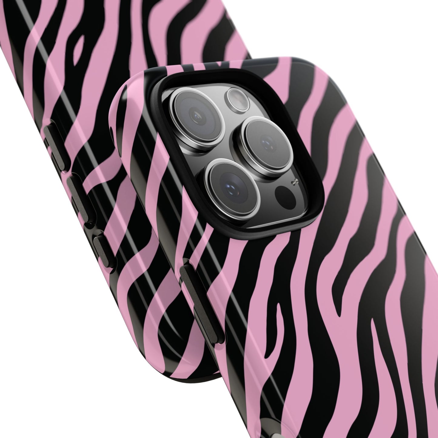 Stylish Blush Zebra Print Phone Case