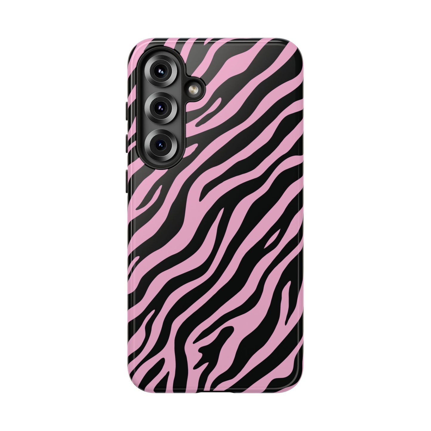 Stylish Blush Zebra Print Phone Case