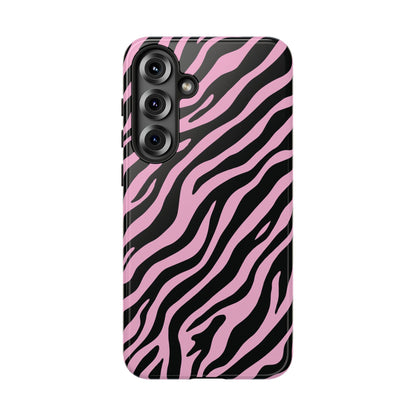 Stylish Blush Zebra Print Phone Case