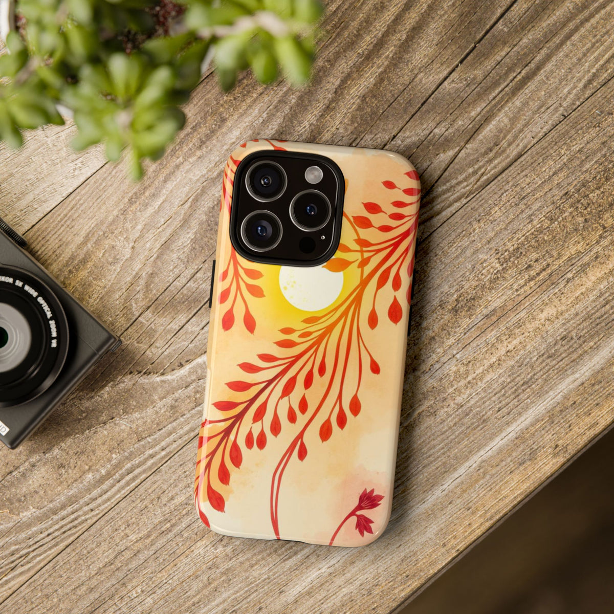 Boho Chic Watercolour Sunset Design Phone Case - Multicolor Phone Case