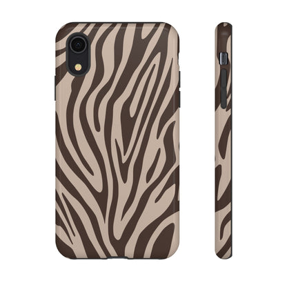 Boutique Mocha Tiger Print Phone Case