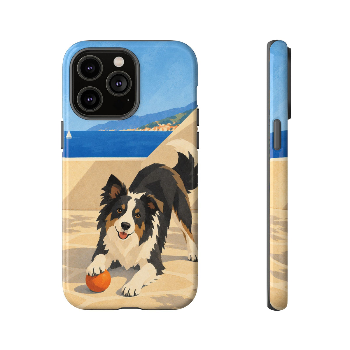 Border Collie One More Throw Phone Case - Multicolor Phone Case - iPhone 14 Pro Max / Glossy