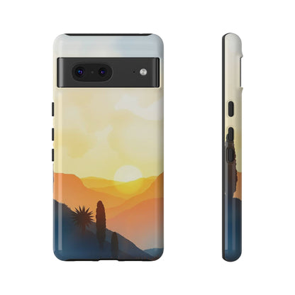 Watercolour Sunset Design Phone Case - Multicolor Phone Case - Google Pixel 7 / Glossy
