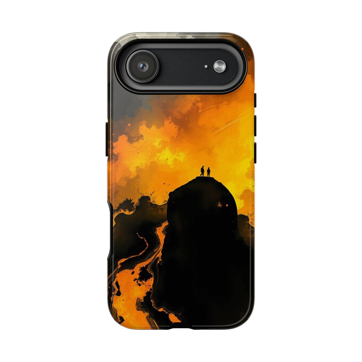 iPhone 17 Air / Glossy Phone Case - Gothic Watercolour Scene Phone Case
