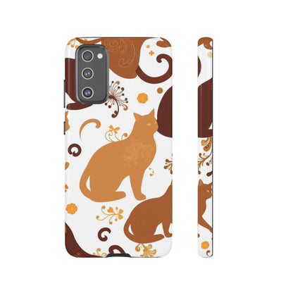Abstract Cat Pattern Phone Case - Multicolor Phone Case - Samsung Galaxy S20 FE / Glossy