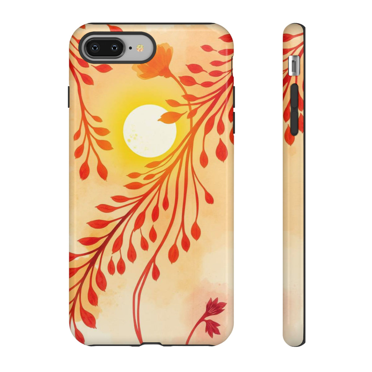 Boho Chic Watercolour Sunset Design Phone Case - Multicolor Phone Case - iPhone 8 Plus / Glossy
