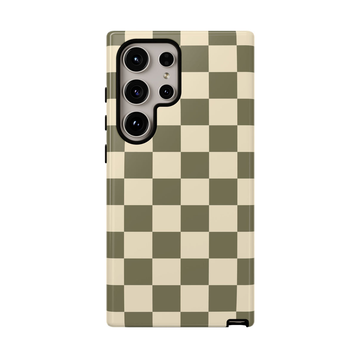 Green Checked Pattern Phone Case - Green Phone Case - Samsung Galaxy S24 Ultra / Glossy