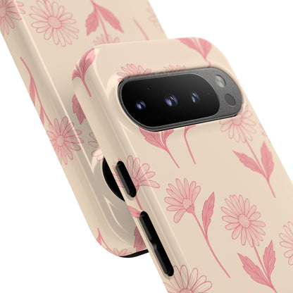 Pretty Pink Daisy Pattern Phone Case