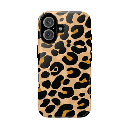 Stylish Mocha Leopard Print Phone Case