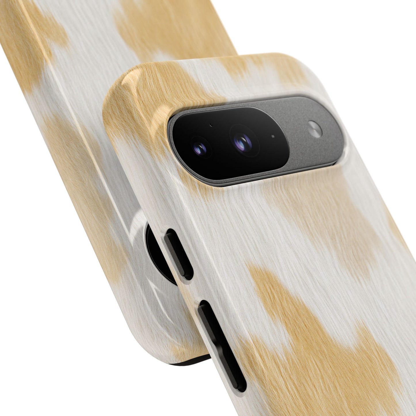 Golden Honey Cow Print Phone Case