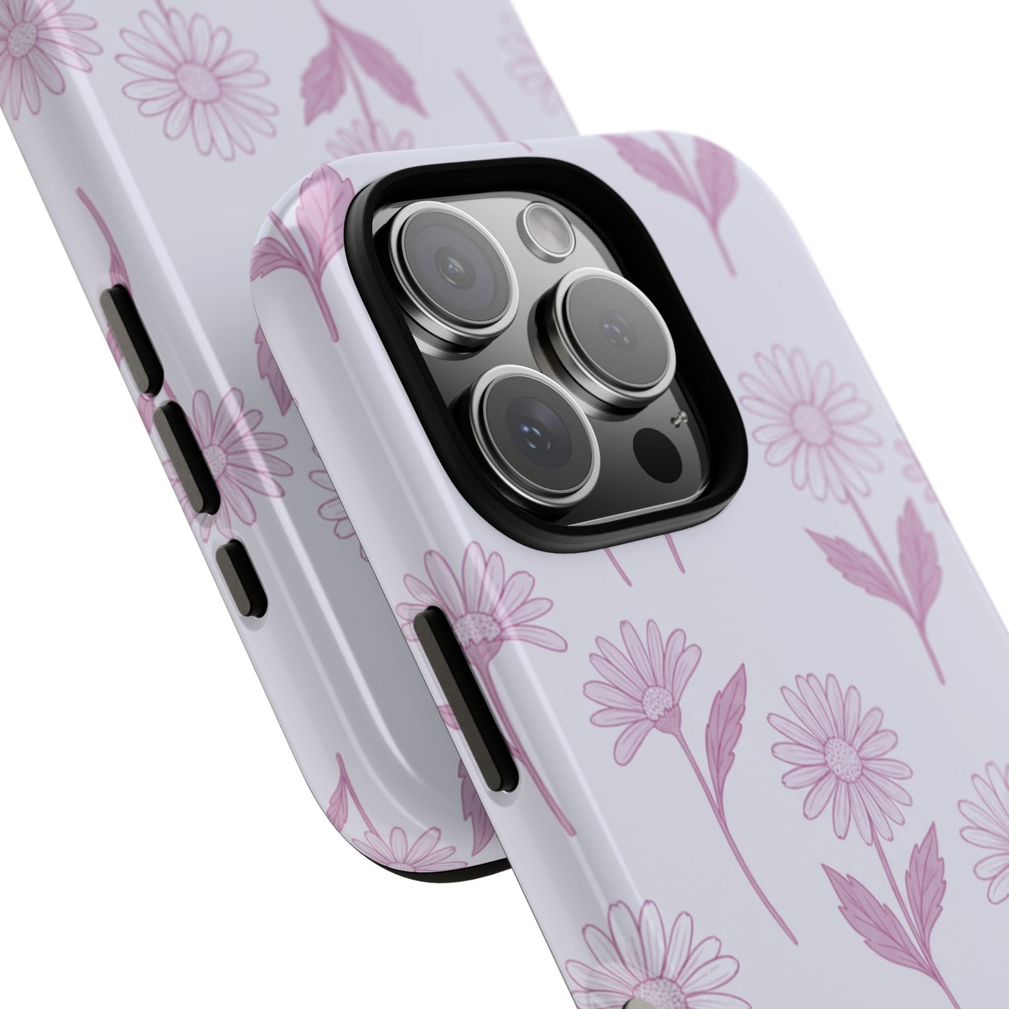 Pretty Lilac Daisy Pattern Phone Case