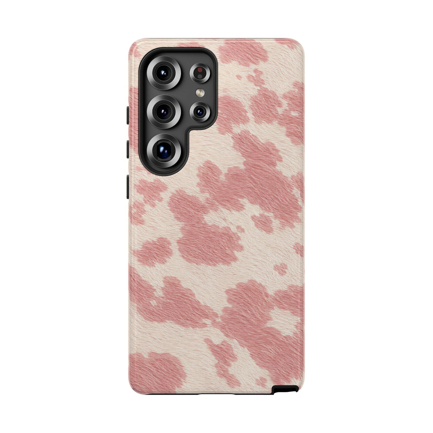 Pretty Blush Cow Print Phone Case