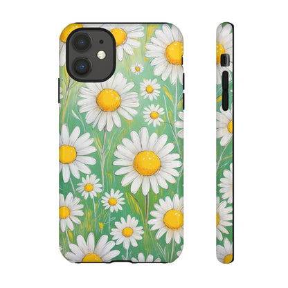 iPhone 11 / Glossy Phone Case - Daisies Floral Pattern 4 Phone Case