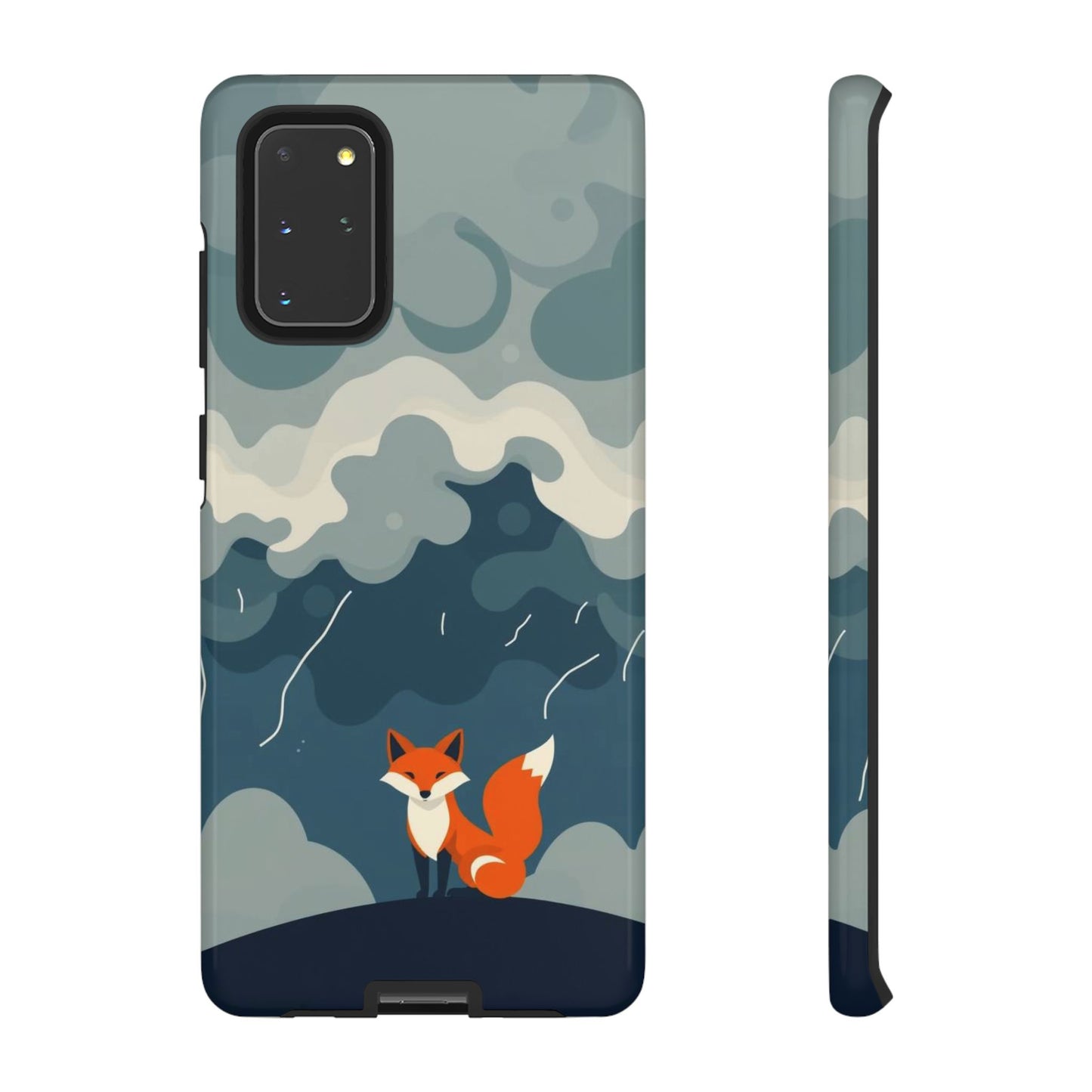 Samsung Galaxy S20+ / Glossy Phone Case - Stormy Fox Design Phone Case