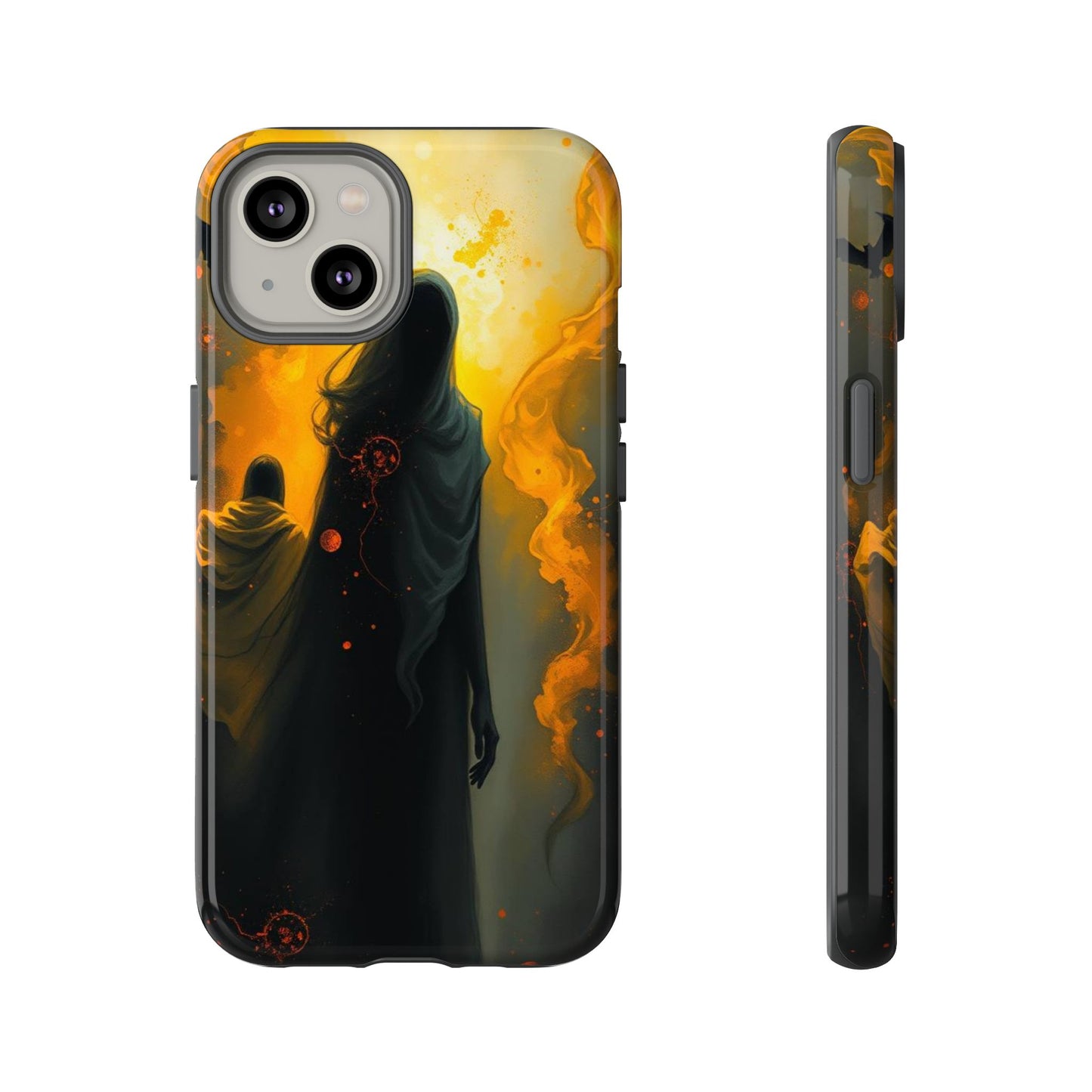 Acrylic Gothic Myterious Figures Phone Case