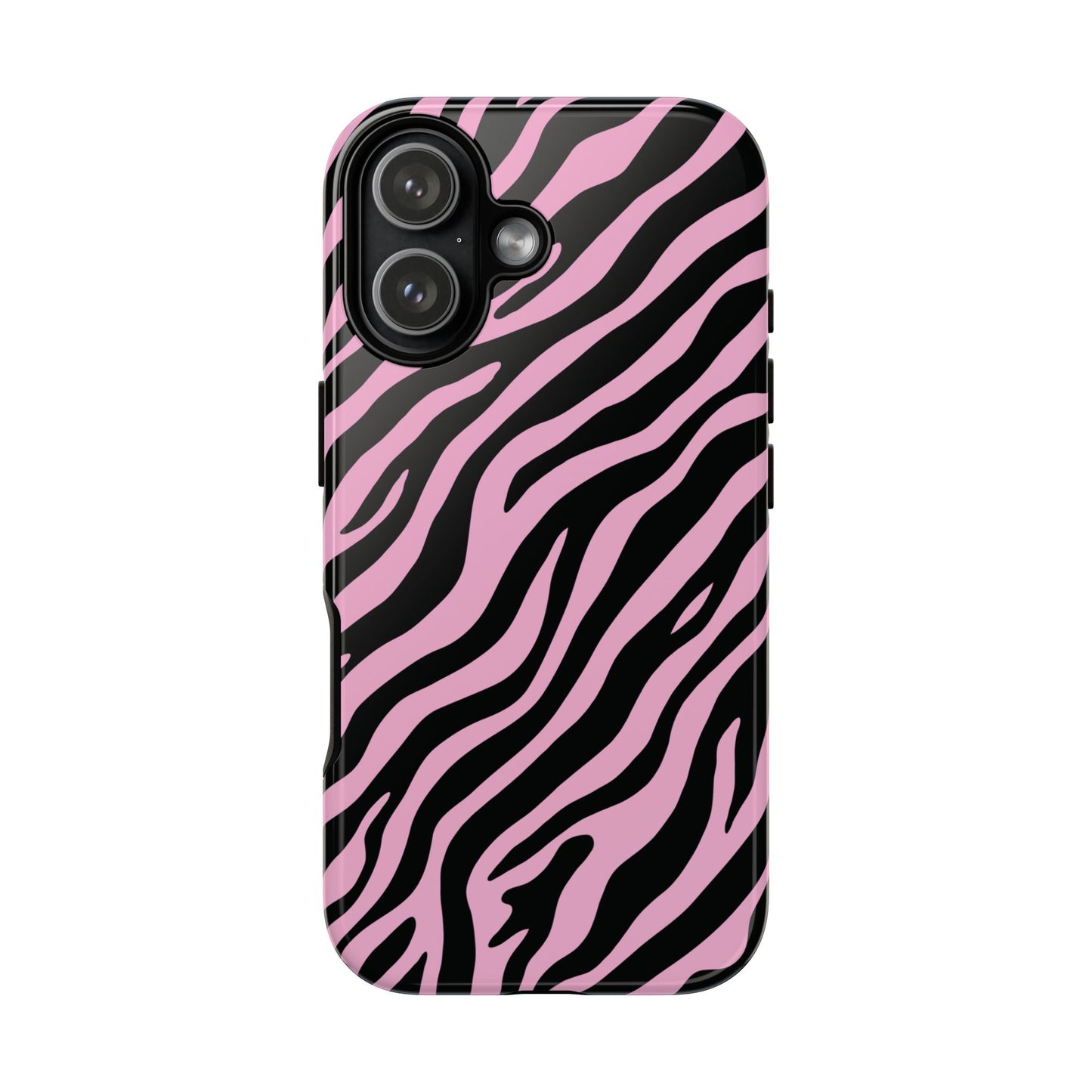 Stylish Blush Zebra Print Phone Case