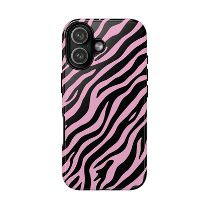 Stylish Blush Zebra Print Phone Case