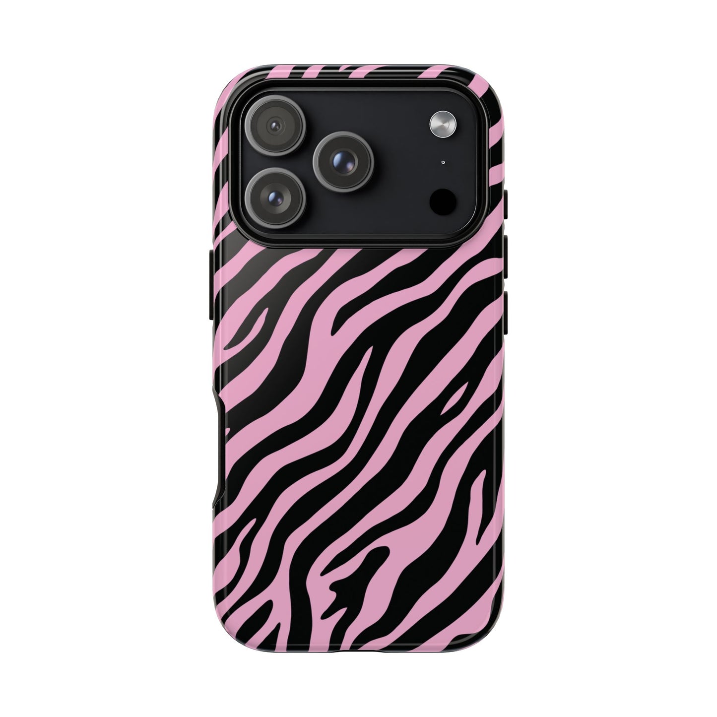 Stylish Blush Zebra Print Phone Case