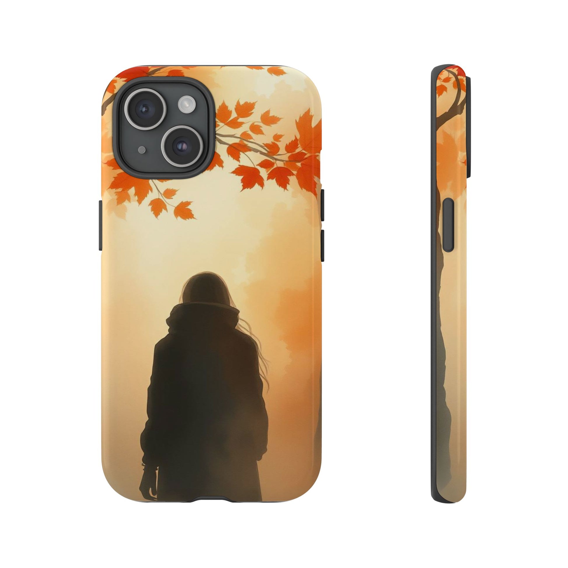 Watercolour Mysterious Woman Phone Case - Multicolor Phone Case - iPhone 15 / Glossy