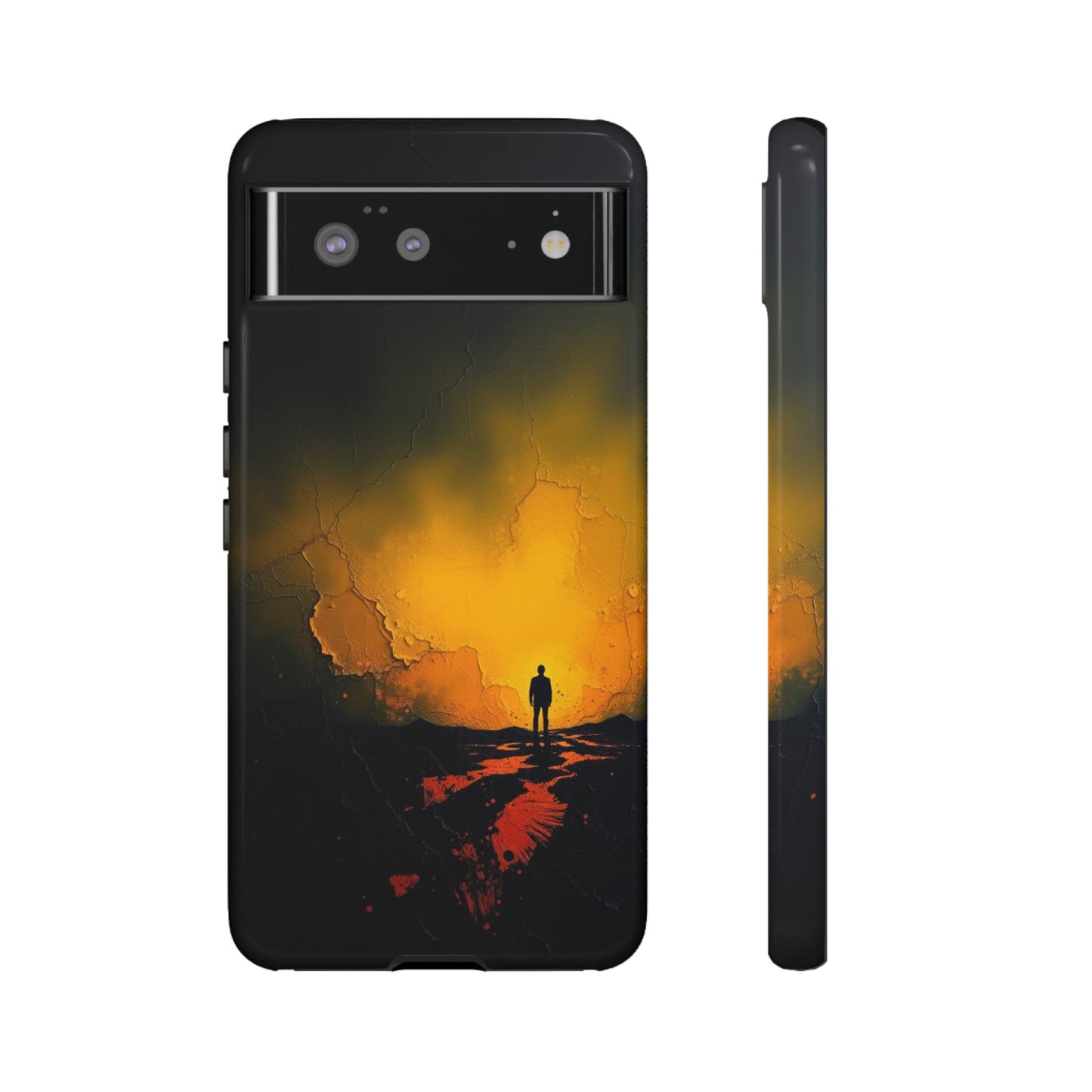 Acrylic Mysterious Figure Phone Case