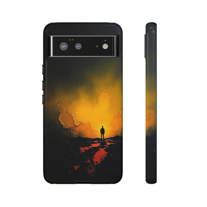 Acrylic Mysterious Figure Phone Case